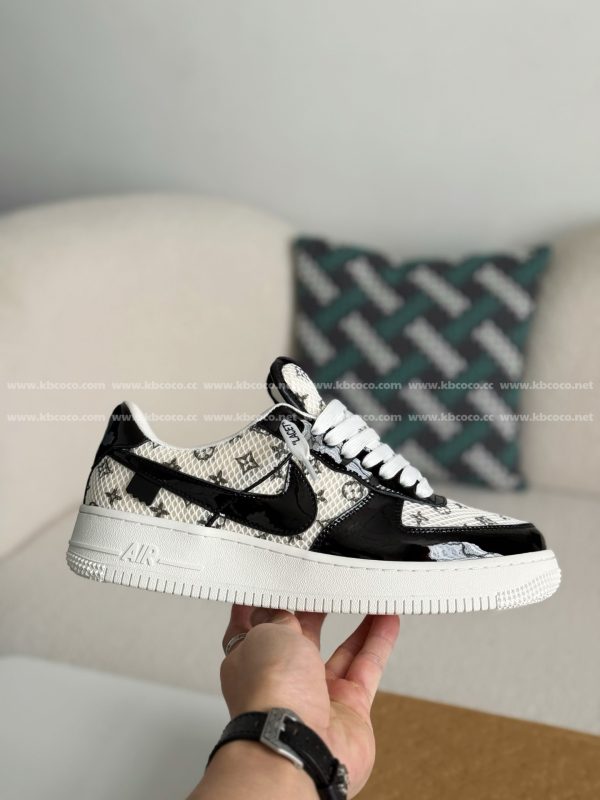 「#5419」Louis Vuitton x Nike Air Force 1 Sneakers - Image 6