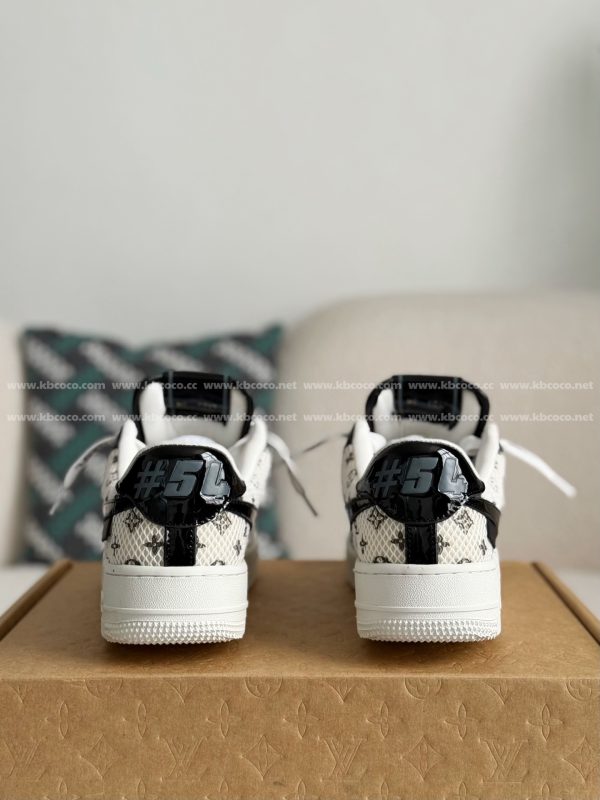 「#5419」Louis Vuitton x Nike Air Force 1 Sneakers - Image 3