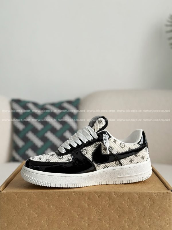 「#5419」Louis Vuitton x Nike Air Force 1 Sneakers - Image 4