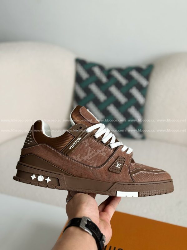 「#5439」LOUIS VUITTON TRAINER SNEAKERS - Image 6