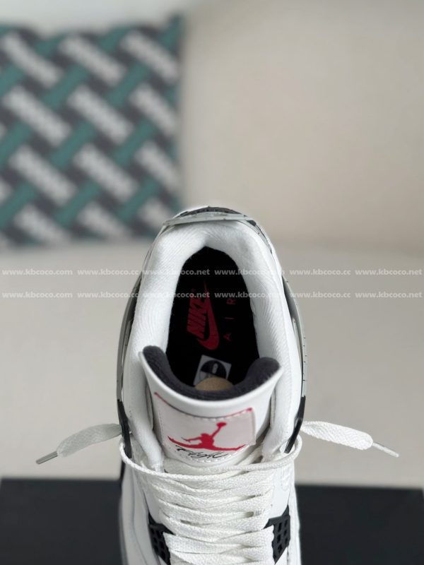 ¡¸#1066¡¹Jordan 4 AJ4 Sneakers Retro Oreo - Image 8