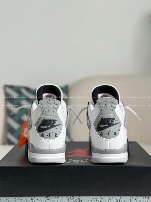 ¡¸#1066¡¹Jordan 4 AJ4 Sneakers Retro Oreo - Image 3