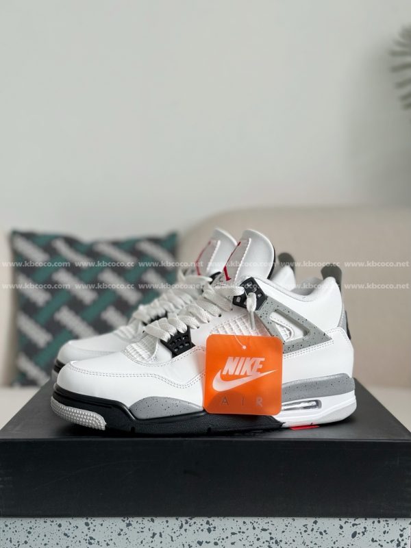 ¡¸#1066¡¹Jordan 4 AJ4 Sneakers Retro Oreo - Image 2