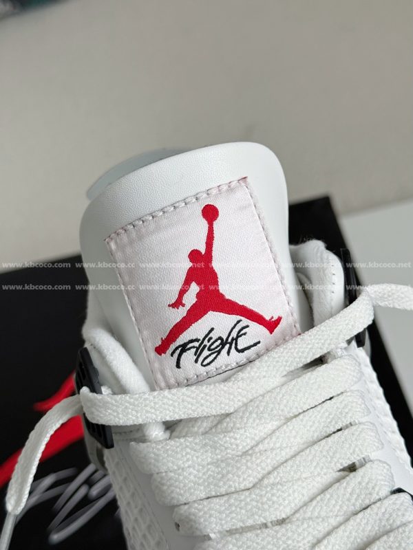 ¡¸#1066¡¹Jordan 4 AJ4 Sneakers Retro Oreo - Image 10