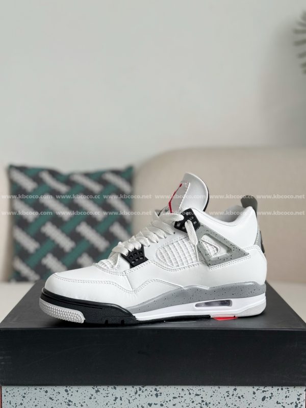 ¡¸#1066¡¹Jordan 4 AJ4 Sneakers Retro Oreo - Image 4