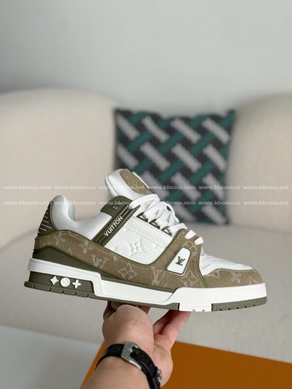 「#5443」LOUIS VUITTON TRAINER SNEAKERS - Image 6