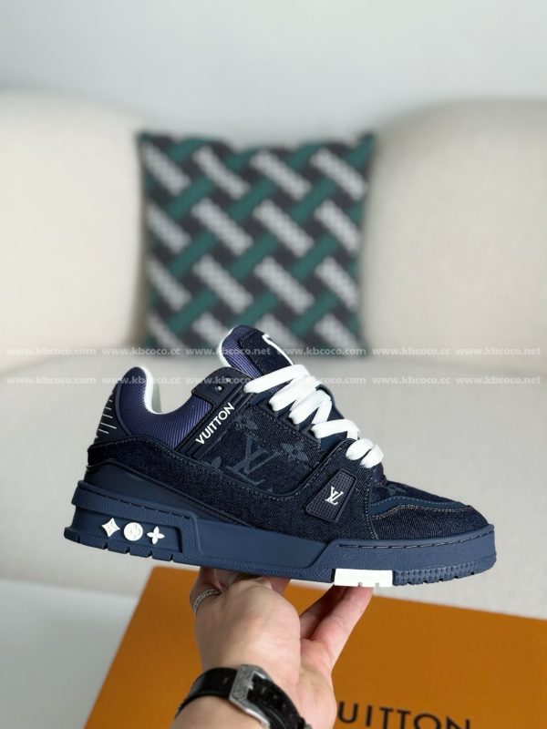 「#5444」LOUIS VUITTON TRAINER SNEAKERS - Image 6