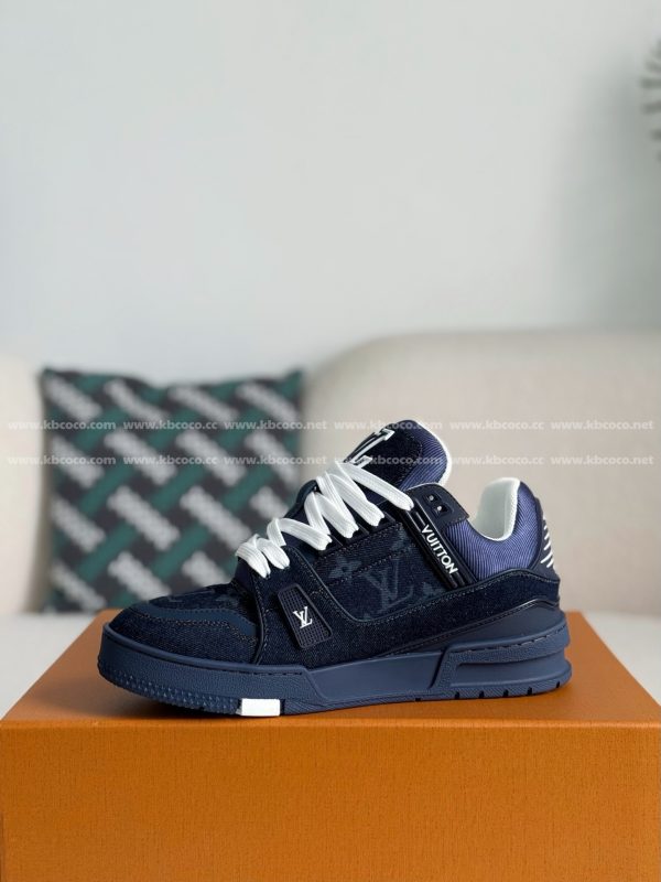「#5444」LOUIS VUITTON TRAINER SNEAKERS - Image 4