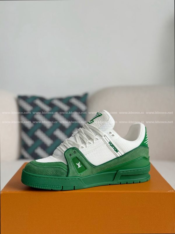 「#5452」LOUIS VUITTON TRAINER SNEAKERS - Image 4