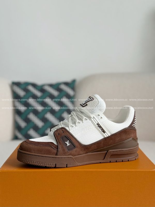 「#5453」LOUIS VUITTON TRAINER SNEAKERS - Image 4