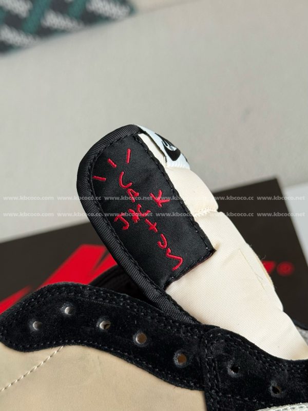 ¡¸#5454¡¹Travis Scott x Jordan Air Jordan 1 Low Golf 6.0 Sneakers - Image 9