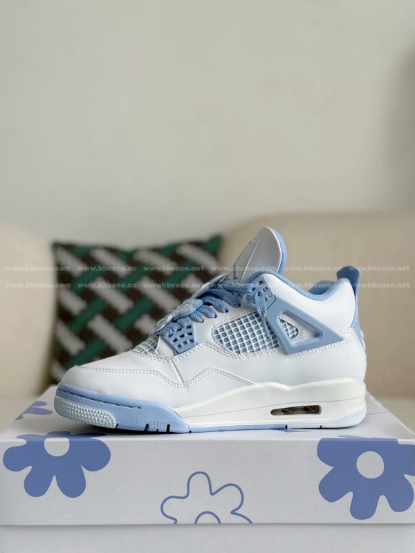 ¡¸#5565¡¹Air Jordan 4 Retro "Forget me Not" Sneakers - Image 4