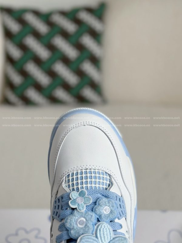 ¡¸#5565¡¹Air Jordan 4 Retro "Forget me Not" Sneakers - Image 9