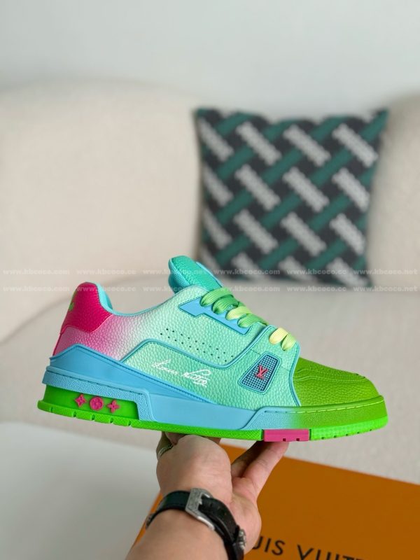 「#5680」LOUIS VUITTON TRAINER SNEAKERS - Image 6
