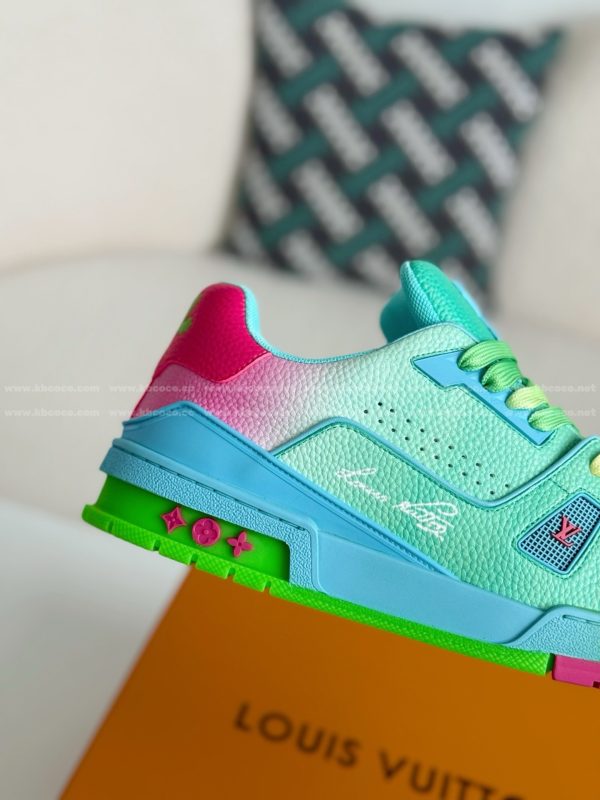 「#5680」LOUIS VUITTON TRAINER SNEAKERS - Image 7