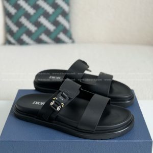 「#5687」Dior Aqua Leather Slippers