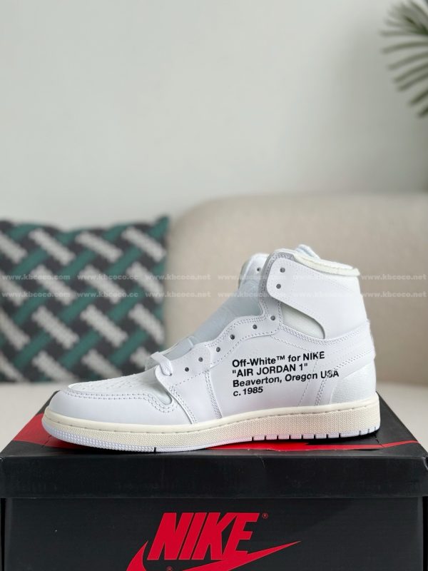 ¡¸#836¡¹Off-White Air Jordan 1 Retro High White - Image 4