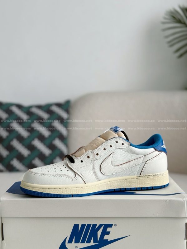 ¡¸#5692¡¹Travis Scott x Jordan Air Jordan 1 Low Golf 6.0 Sneakers - Image 4