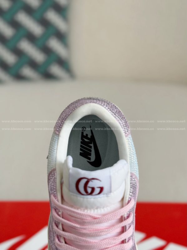 ¡¸#5701¡¹Jordan 1 x Gucci Hand-Set Rhinestones Low Sneakers - Image 9