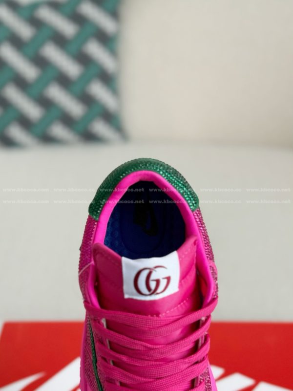 ¡¸#5702¡¹Jordan 1 x Gucci Hand-Set Rhinestones Low Sneakers - Image 9