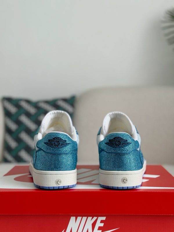 ¡¸#5712¡¹Jordan 1 Hand-Set Rhinestones Low Sneakers - Image 3