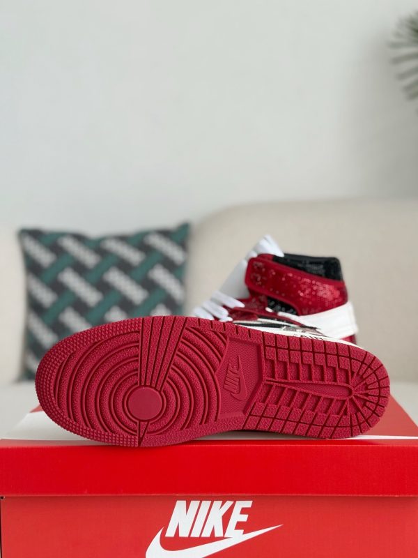 ¡¸#5718¡¹Jordan 1 Off-white Hand-Set Rhinestones High Sneakers - Image 4