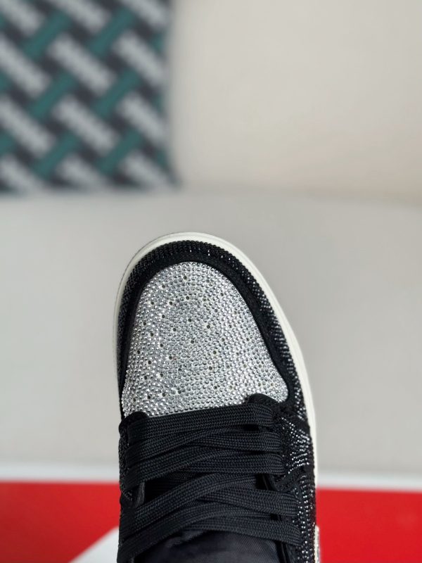 ¡¸#5733¡¹Jordan 1 Hand-Set Rhinestones High Sneakers - Image 6