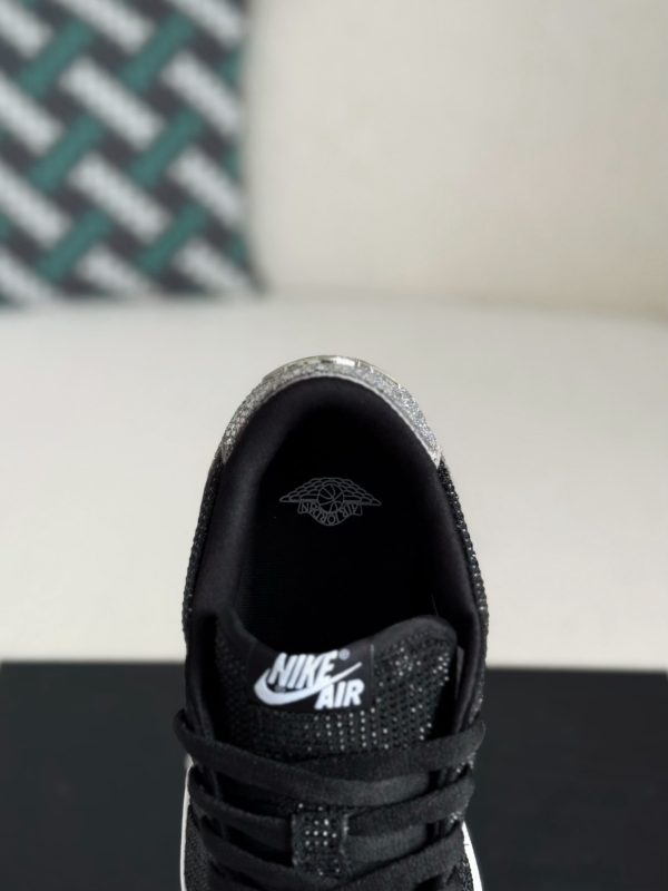 ¡¸#5699¡¹Jordan 1 Hand-Set Rhinestones Low Sneakers - Image 8